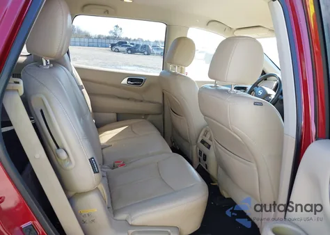 2018 Nissan Pathfinder Sl из США, поврежденный, VIN 5N1DR2MN3JC655774